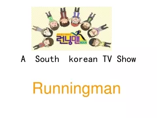 A  South  korean TV Show