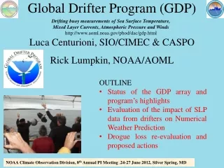 Global Drifter Program (GDP)