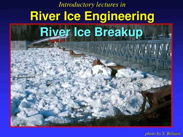 river ice breakup