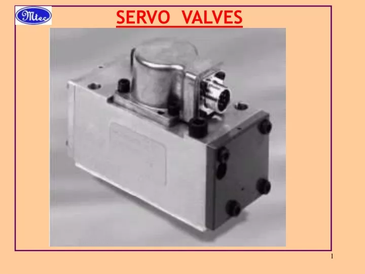servo valves