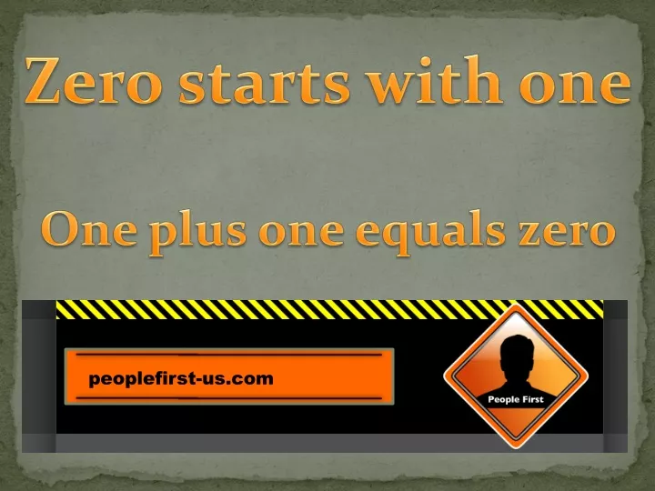 zero starts with one one plus one equals zero