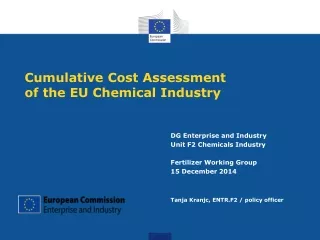 Cumulative Cost Assessment  of the EU Chemical Industry