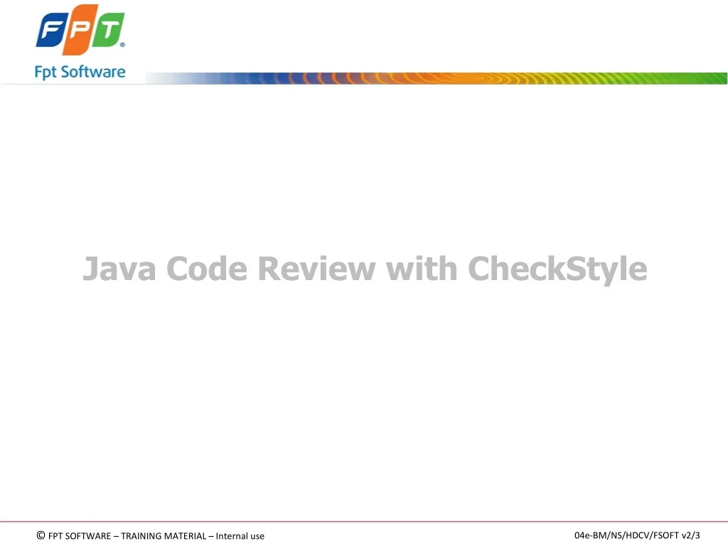 PPT - Automate Java Code Review with CheckStyle Tools PowerPoint ...