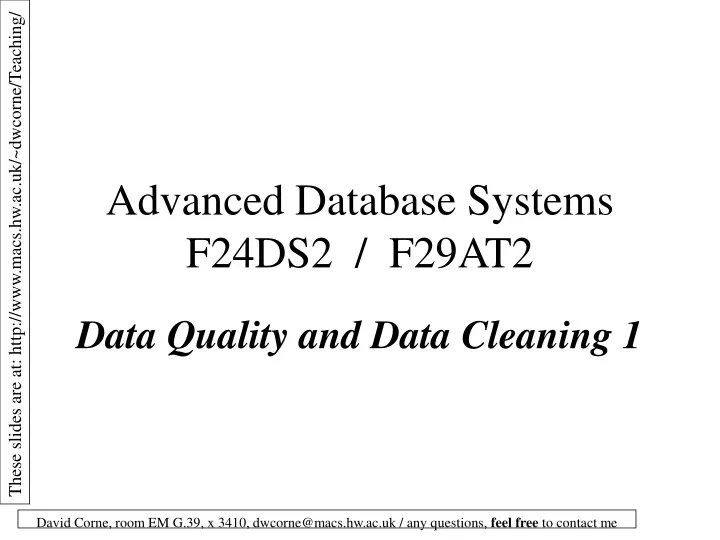 advanced database systems f24ds2 f29at2