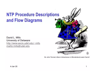NTP Procedure Descriptions and Flow Diagrams
