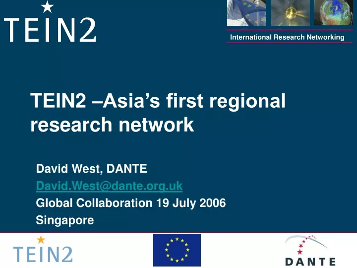 tein2 asia s first regional research network