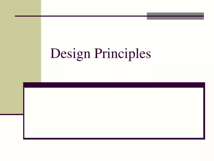 design principles