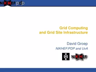 Grid Computing  and Grid Site Infrastructure