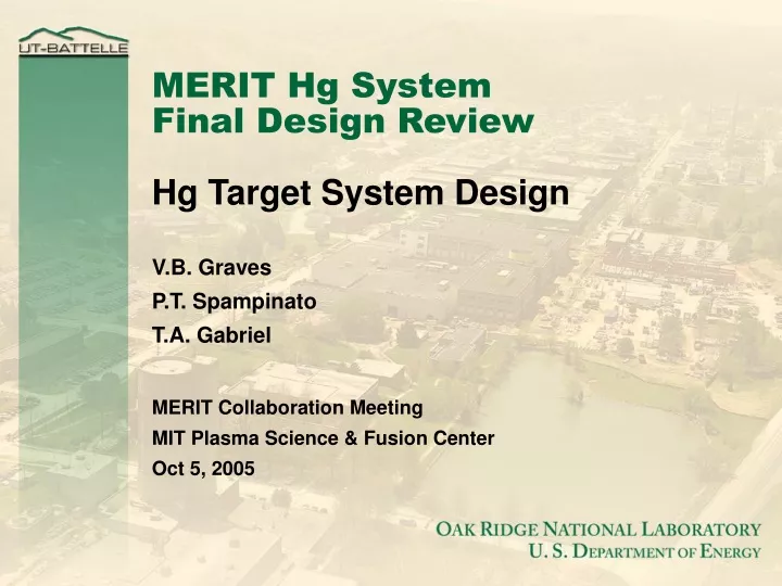 merit hg system final design review