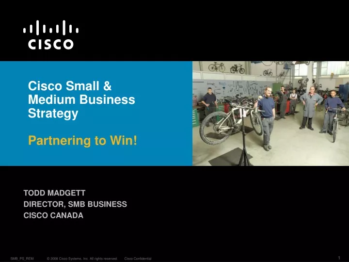cisco small medium business strategy partnering to win