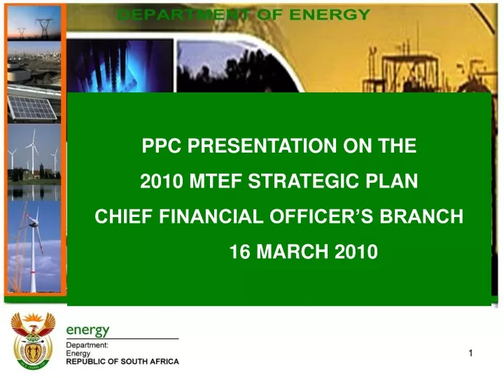 ppc presentation on the 2010 mtef strategic plan