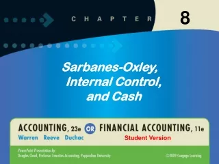 Sarbanes-Oxley, Internal Control, and Cash