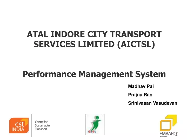 atal indore city transport services limited