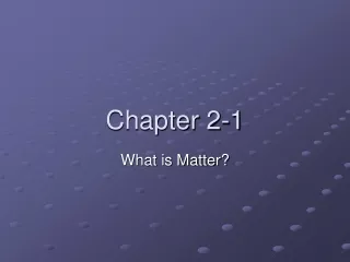 Chapter 2-1