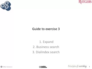 Guide to exercise 3