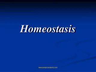 Homeostasis