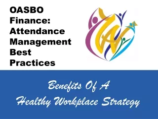 Benefits Of A Healthy Workplace Strategy