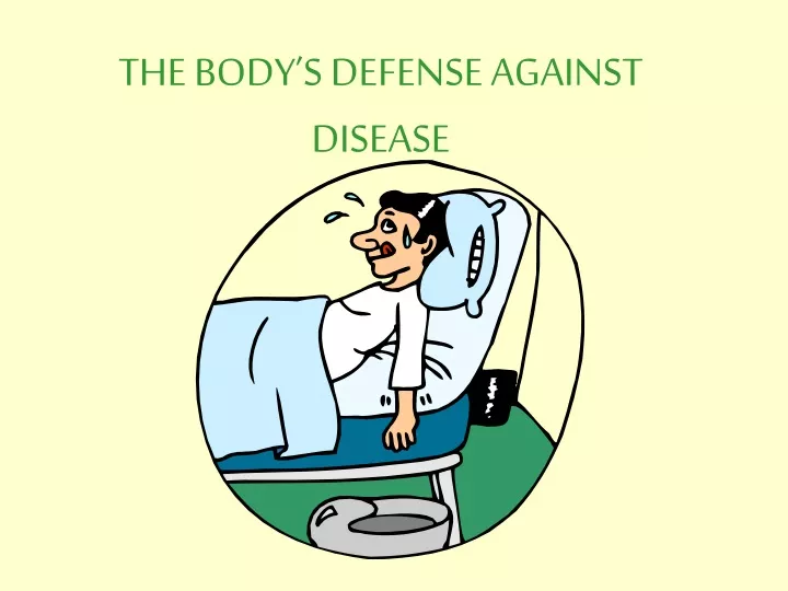 the body s defense against disease