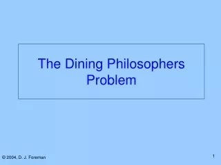 The Dining Philosophers Problem