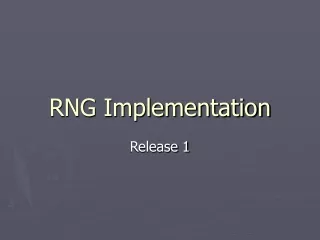 RNG Implementation