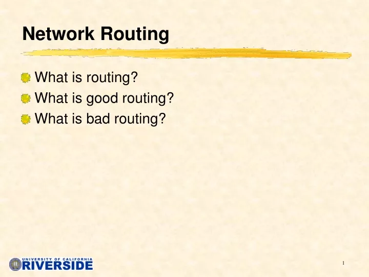 network routing
