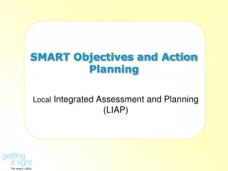 SMART Objectives and Action Planning