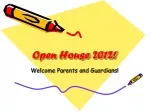 Open House 2012!