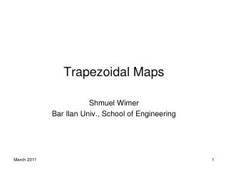 Trapezoidal Maps