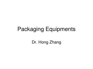 Packaging Equipments