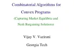 Algorithmic Game Theory & Internet Computing: Market Equilibria and Nash Bargaining Solutions - slide 1
