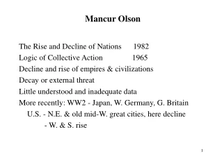 Mancur Olson