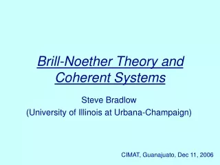 Brill-Noether Theory and Coherent Systems