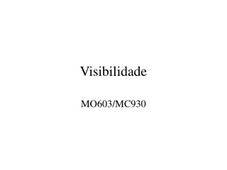 Visibilidade