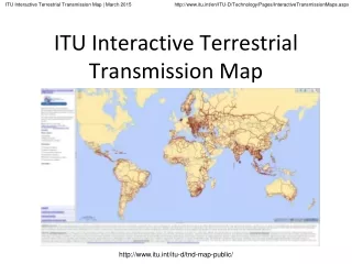 ITU Interactive Terrestrial Transmission Map