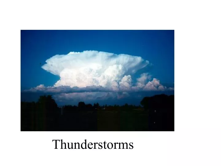 thunderstorms