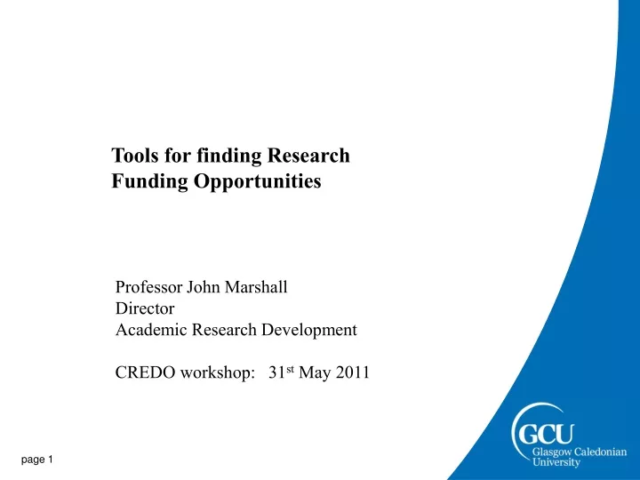 tools for finding research funding opportunities