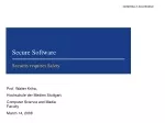 Secure Software: Beyond Attacks and Vulnerabilities - slide 1