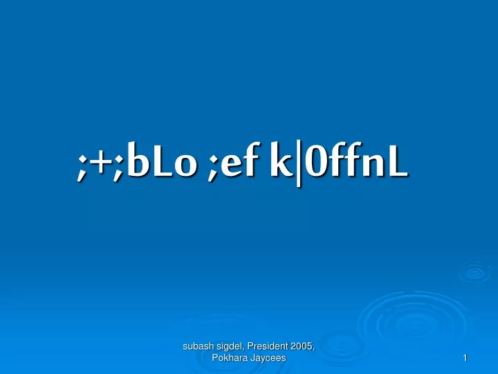 blo ef k 0ffnl