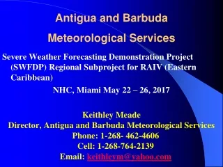 Antigua and Barbuda  Meteorological Services