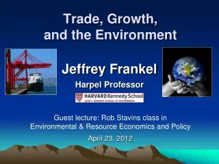 Trade, Growth, and the Environment