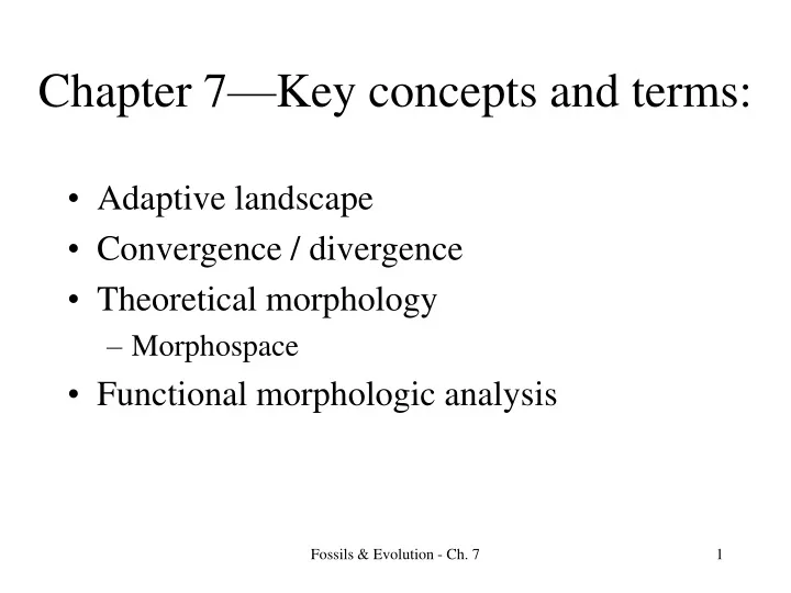 chapter 7 key concepts and terms