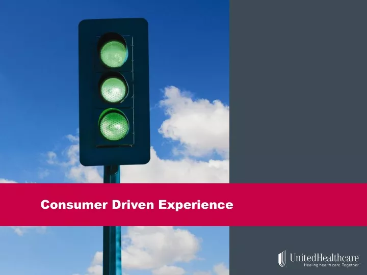 consumer driven experience
