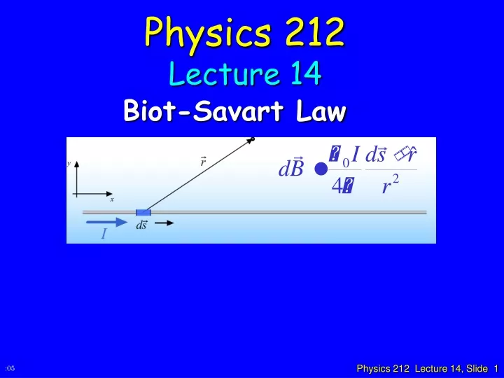 physics 212 lecture 14