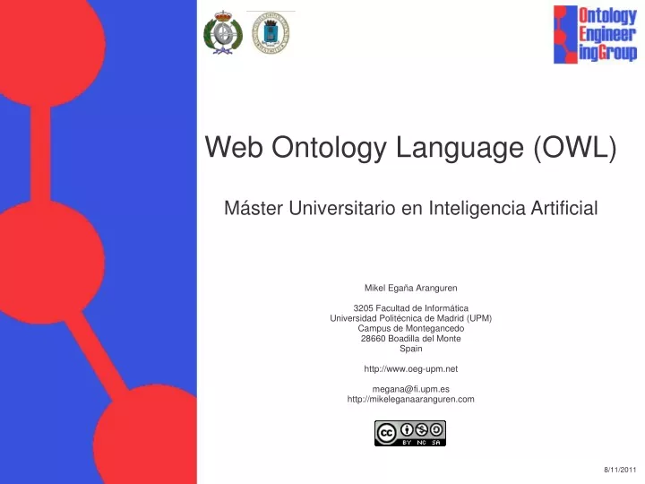 web ontology language owl m ster universitario en inteligencia artificial