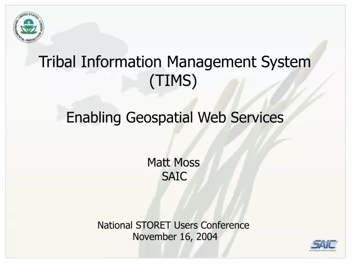 tribal information management system tims