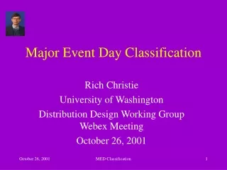 Major Event Day Classification