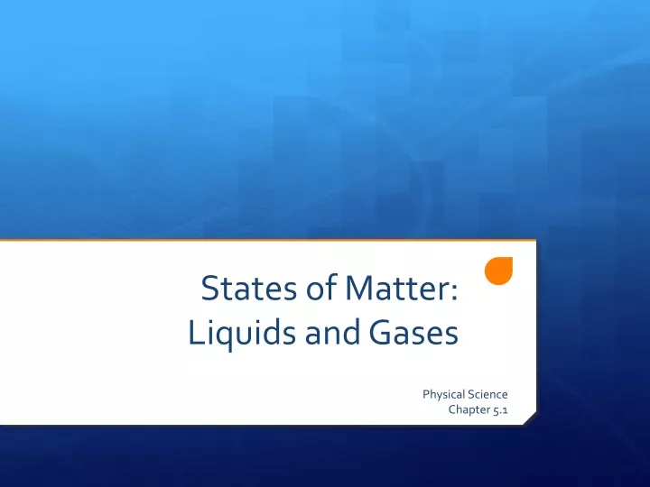 states of matter liquids and gases