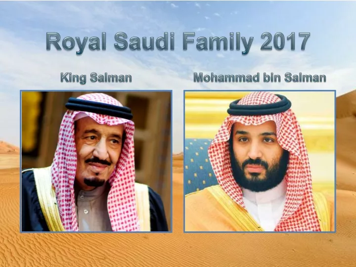 royal saudi family 2017
