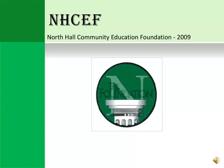 north hall community education foundation 2009