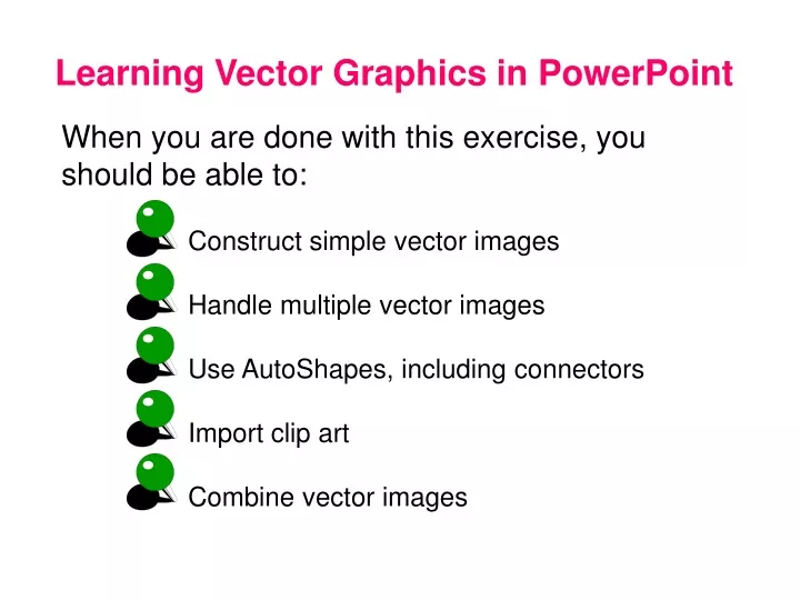 learning vector graphics in powerpoint